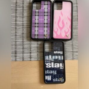 Three Wildflower iPhone 12 mini cases